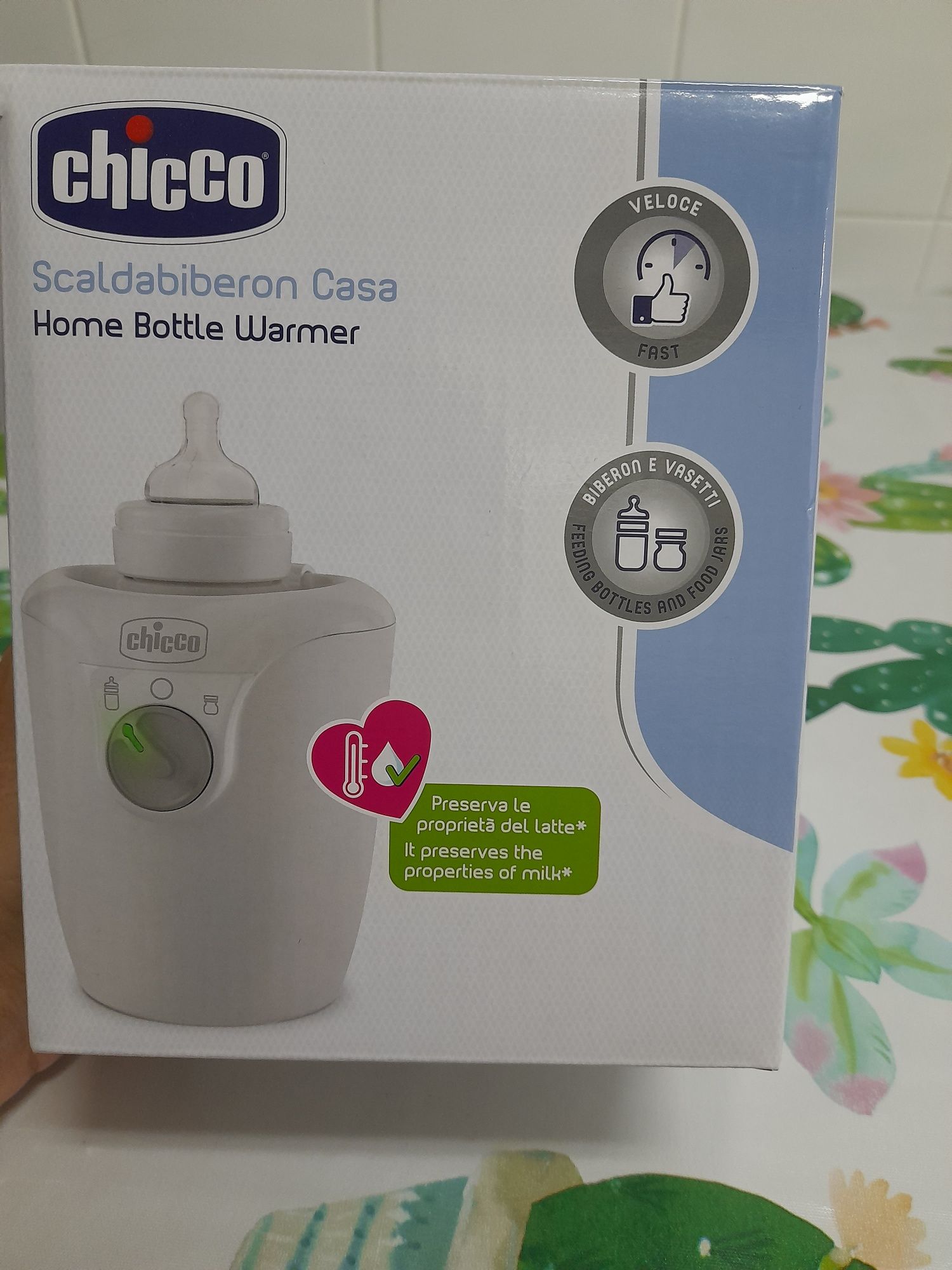 Aquecedor de biberões chicco