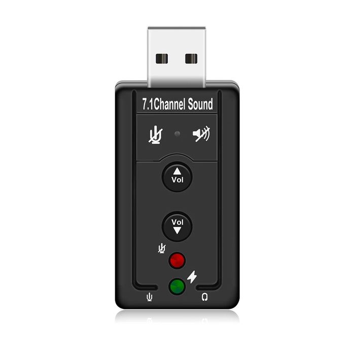 Зовнішня звукова USB карта, внешняя звуковая юсб карта