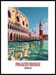 Plakat 50x70cm Palazzo Ducale
