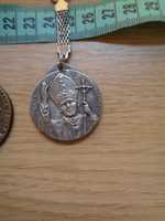Brosze ,medaliony, Medale z Papieżem, starocie