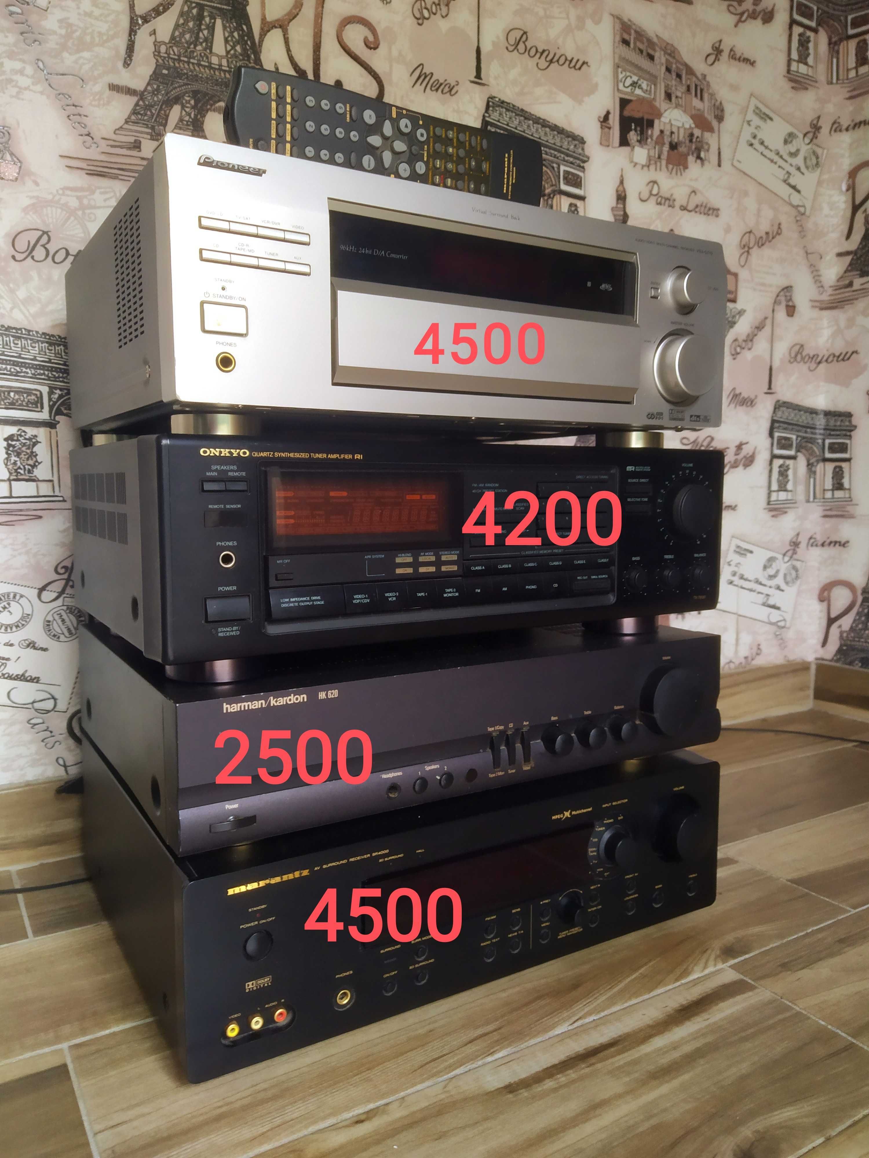 Колонки Cortland 2x100Вт. Підсилювач Pioneer Onkyo Домашній Кінотеатр
