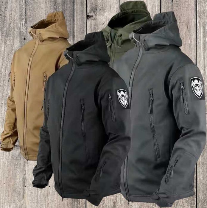 Утеплений тактичний костюм софтшел вітро-водостійкий