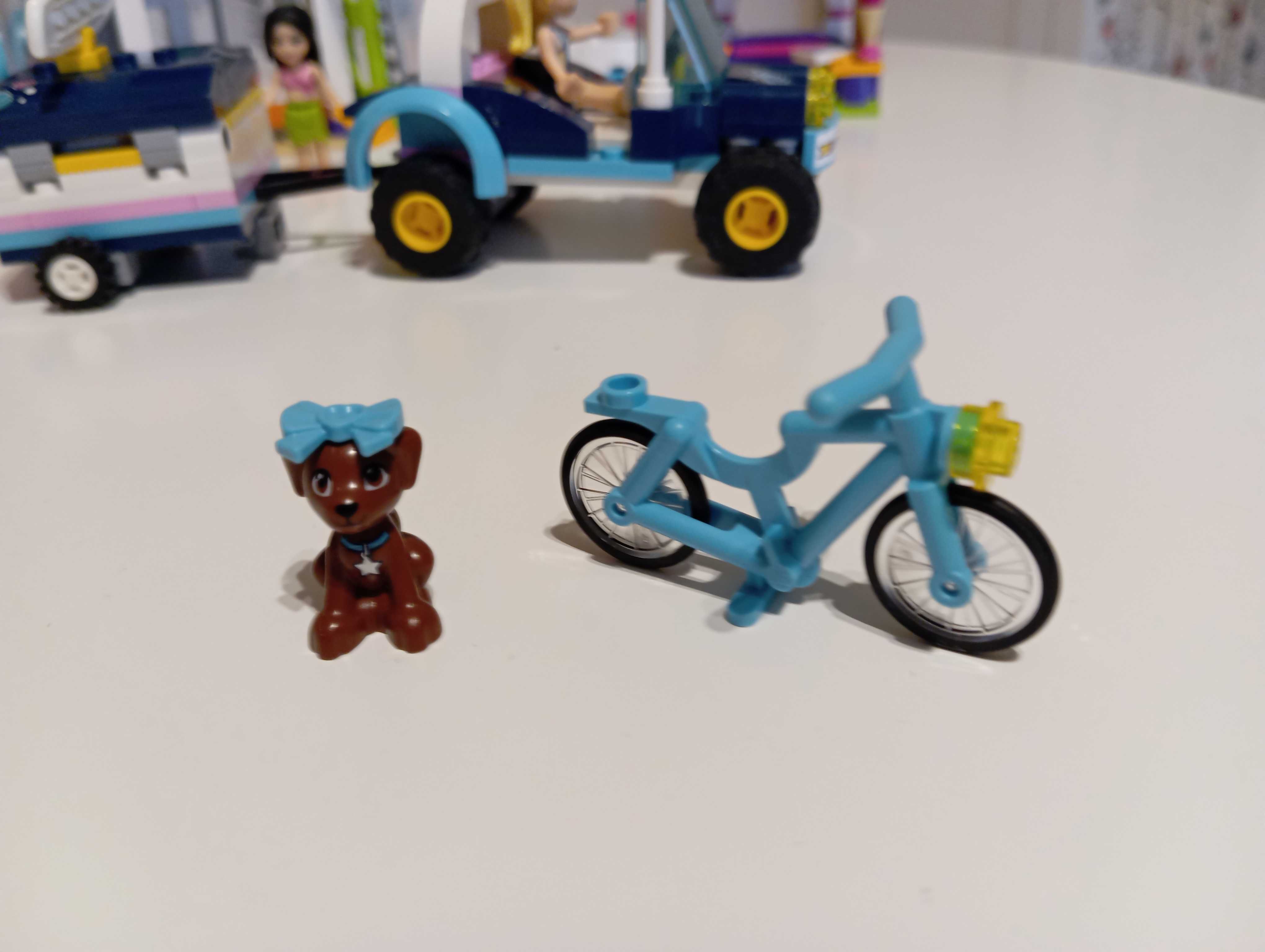 3 Zestawy Lego Friends 41313, 41364, 41304 Basen pieski samochód