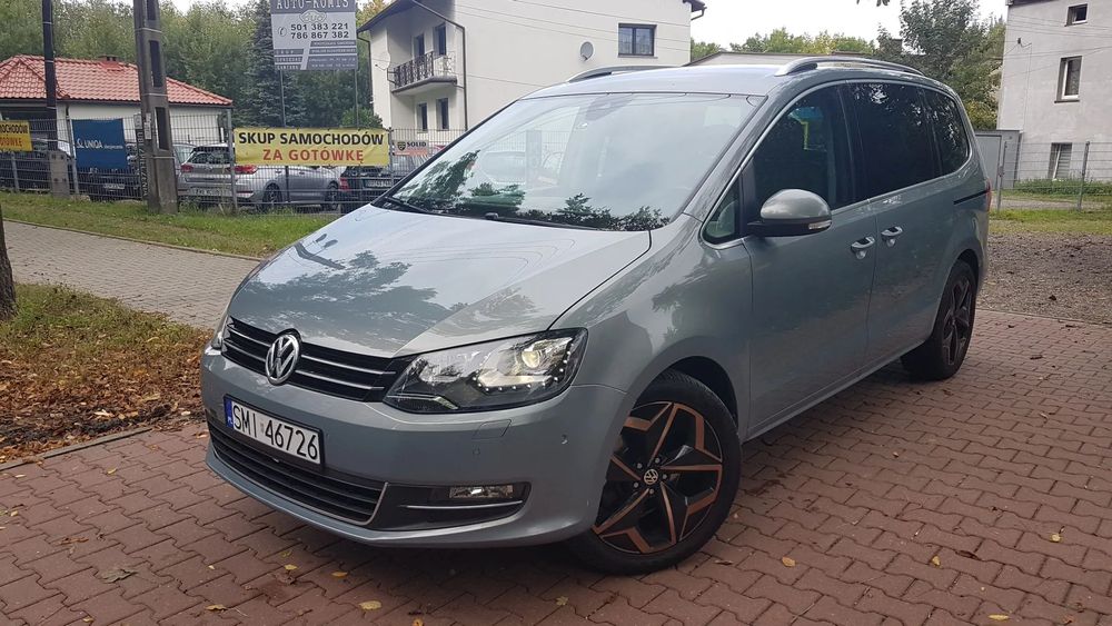 Volkswagen Sharan SalonPL/DSG+Łopatki/El.Klapa+Drzwi/Alcantara/Navi/DynAudio