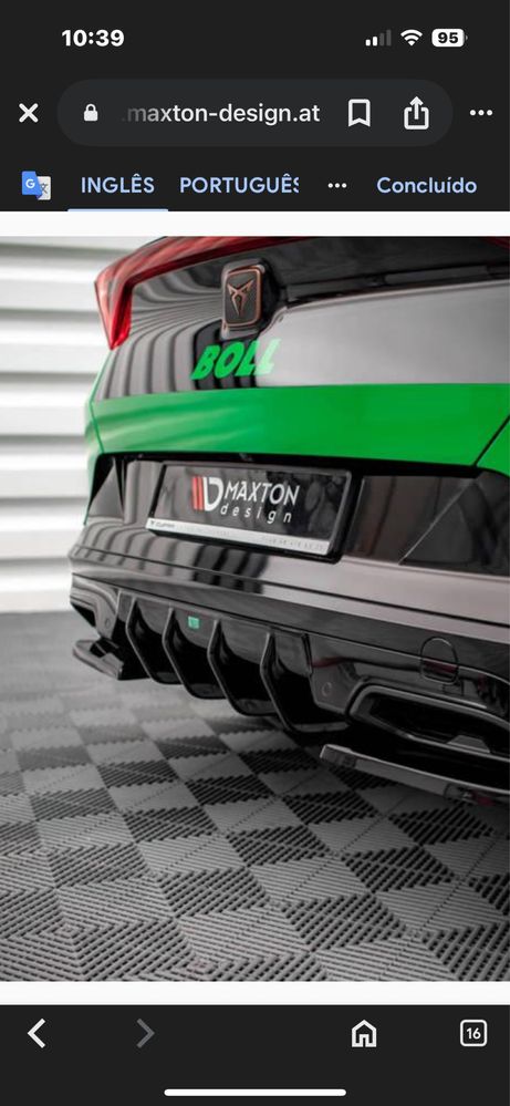 difusor traseiro Maxton  Cupra Formentor