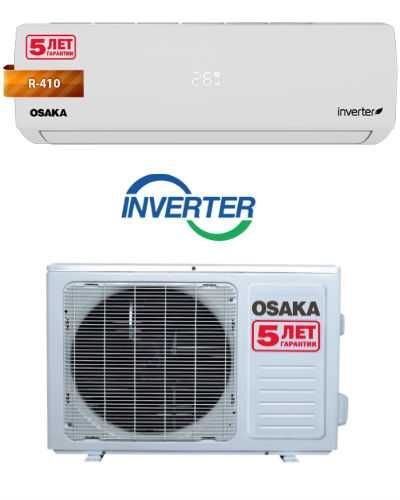 Кондиционеры OSAKA DC INVERTER 7/9/12/18/24 Серия «ELITE» R32 до -15°C