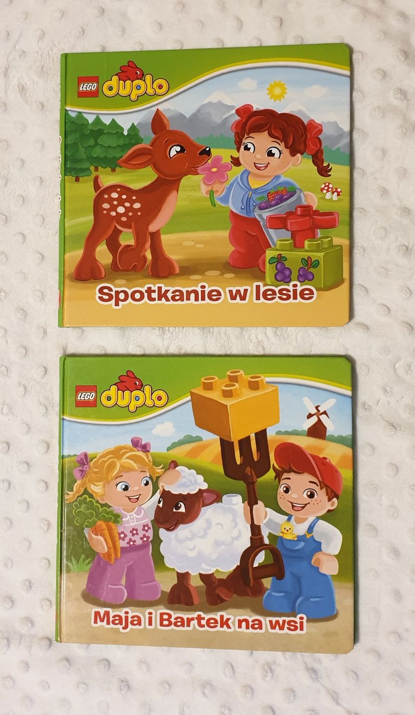 Lego Duplo Spotkanie w lesie Maja i Bartek na wsi książki dla dzieci