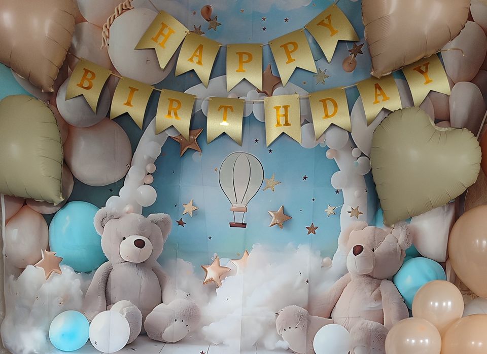 Фотозона, фотофон ,банер на день народження.     Замовлення оформлено