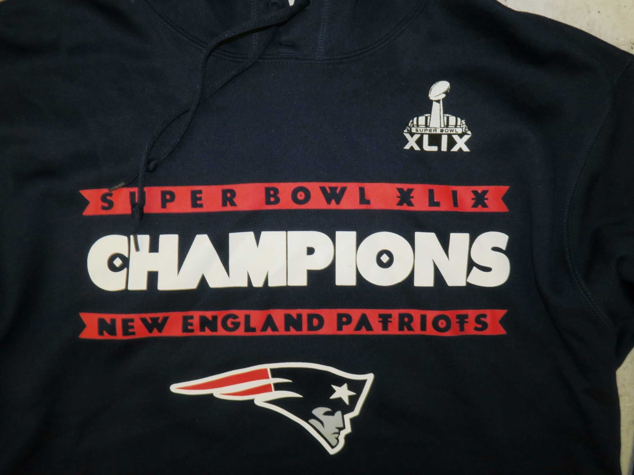 Nike bluza hoodie Superbowl XLIX Patriots NFL L