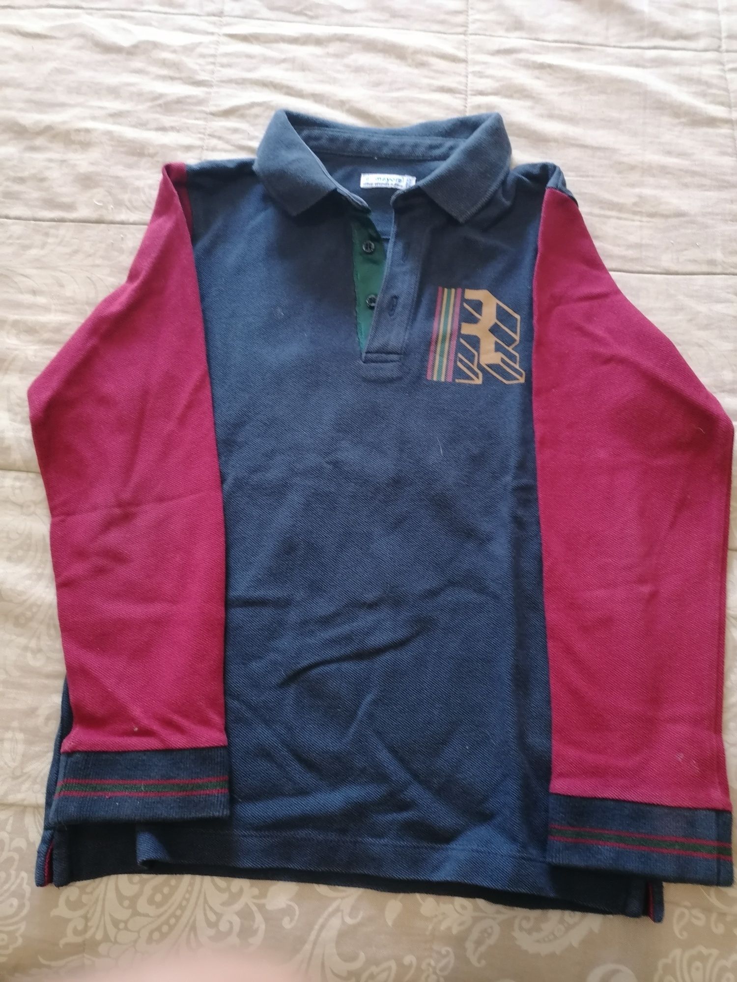 Polo mayoral 8A bicolor