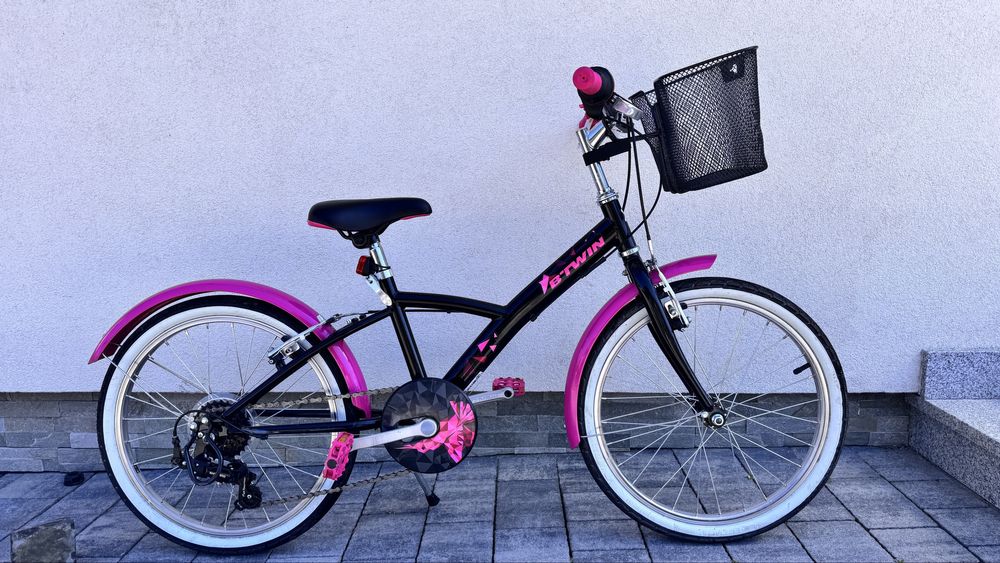 Gwarancja! Jak nowy rower B’twin koła 20” dla dziewczynki ok4-7 lat