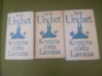książka - 3 tomy "Krystyna córka Lavransa" - Sigrid Undset