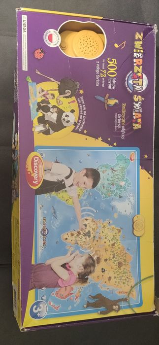Interaktywna mapa zwierzęta świata Dumel Discovery