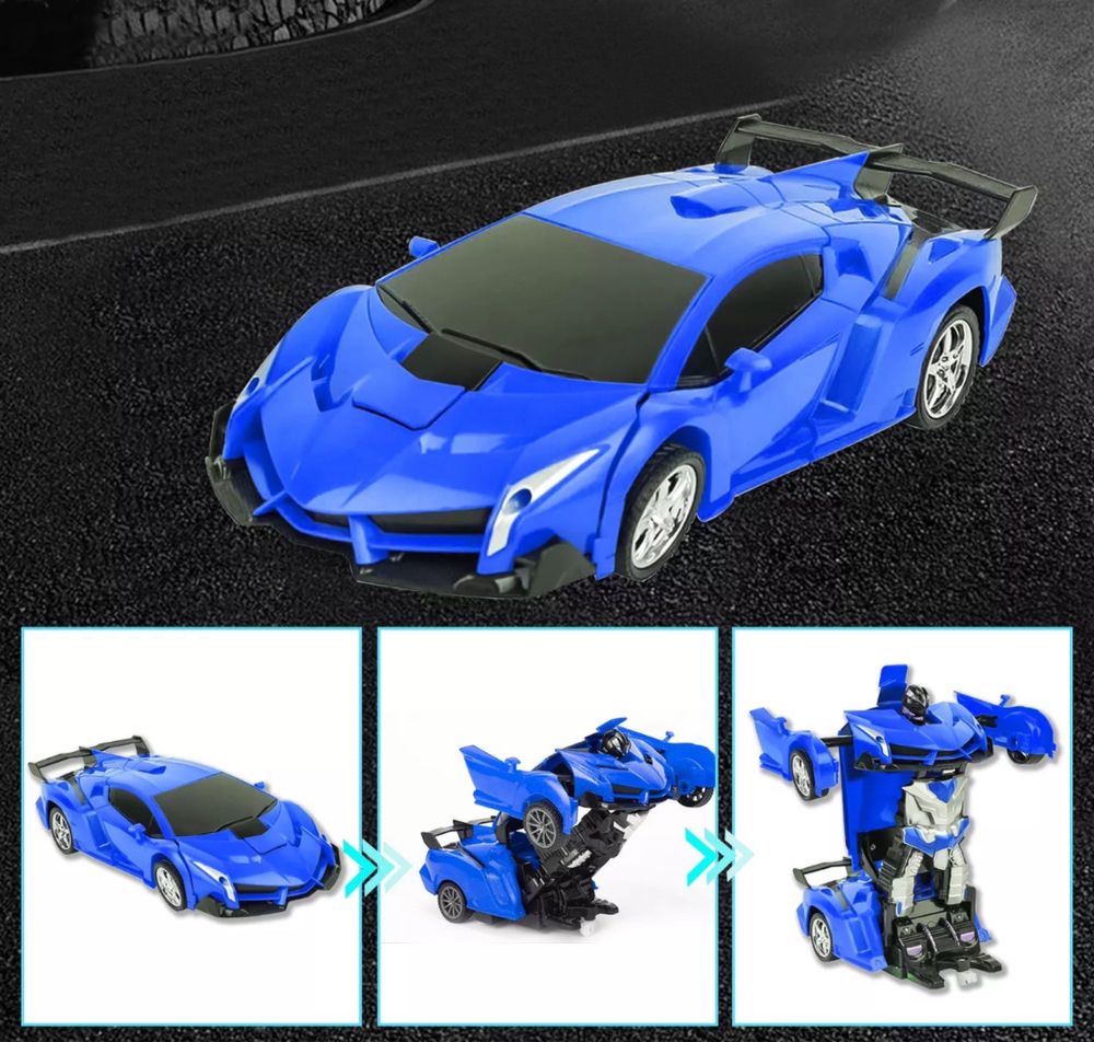 Samochód Robot Auto 2w1 Zdalnie Sterowany Składany