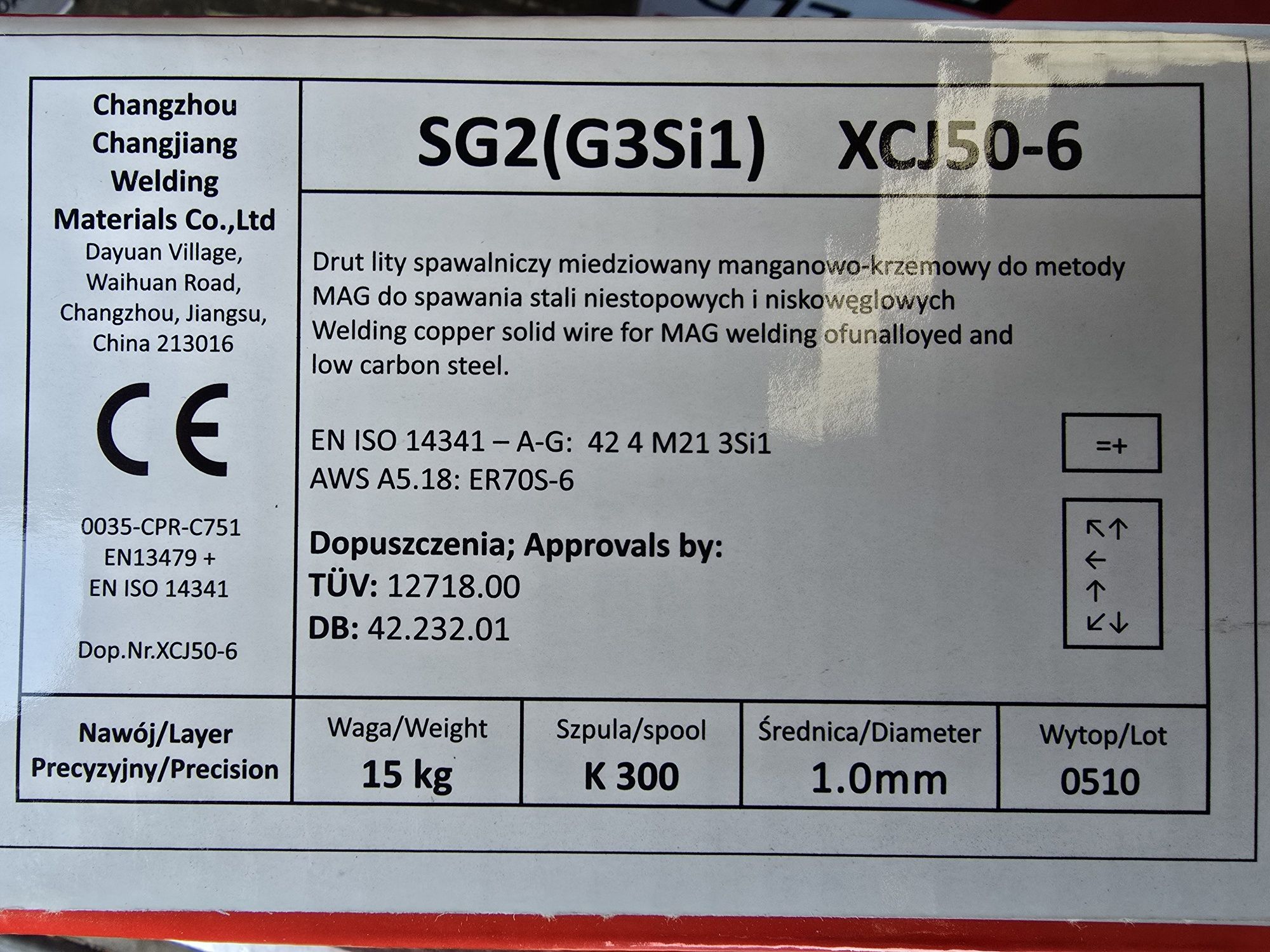 Drut spawalniczy 1.0 SG2 MiG/MaG