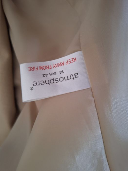 Marynarka beżow, żakiet damskiAtmosphere 14, 46, XXL