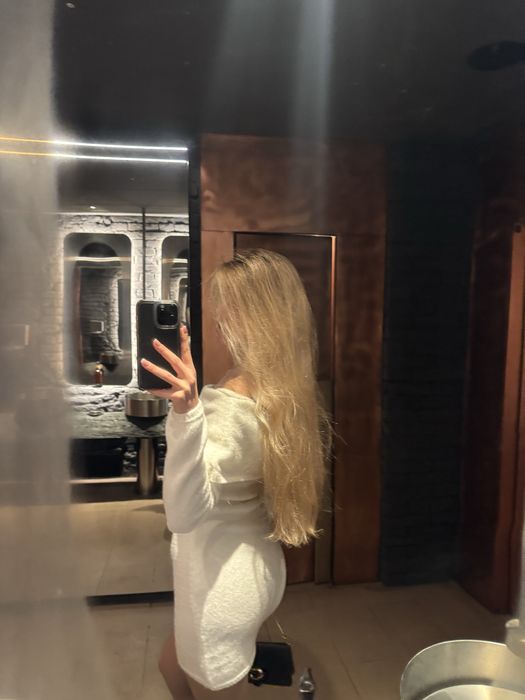 Сукня вʼязана  з спущеними плечима Inspo