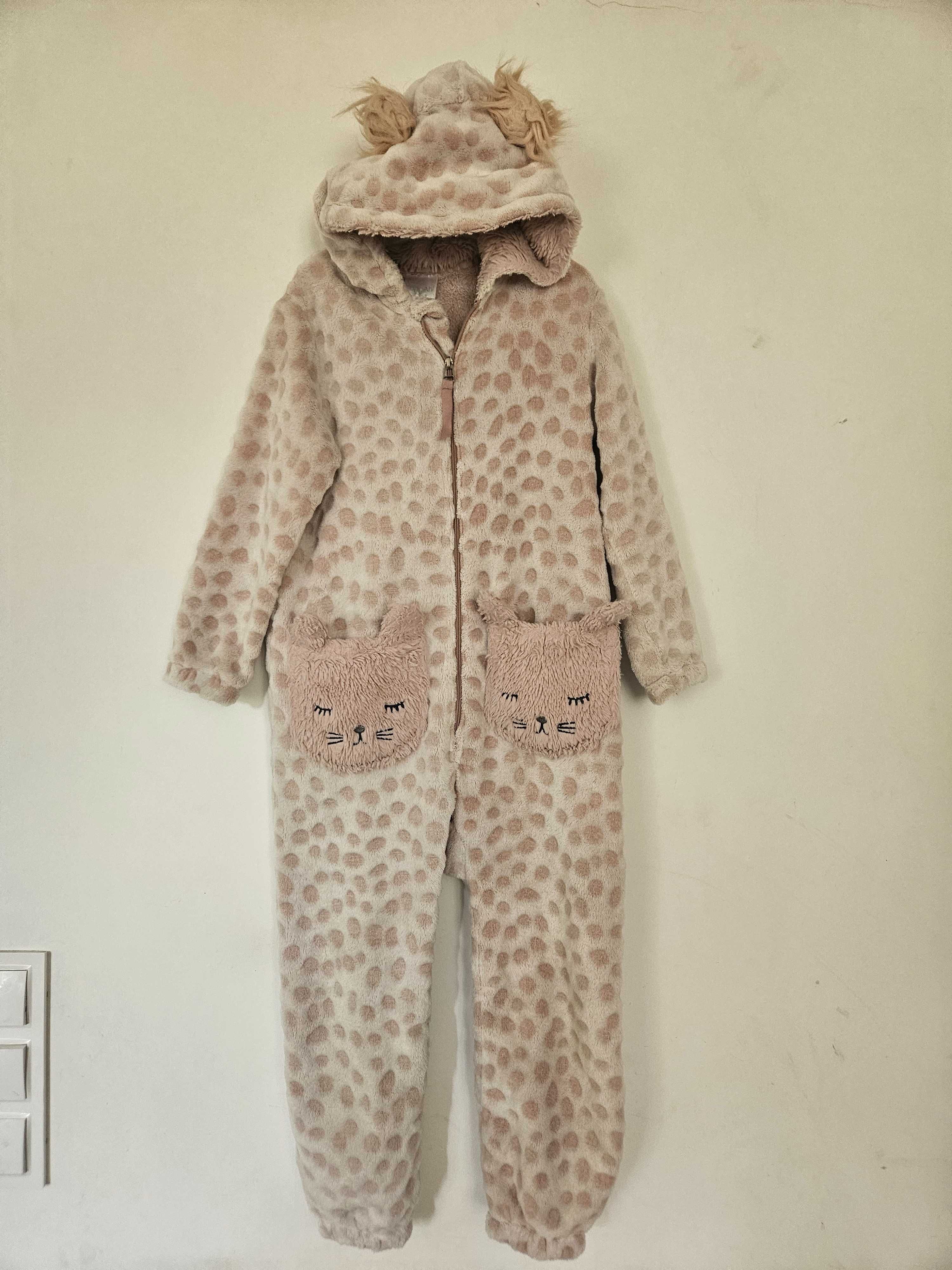 Pizama jednoczęściowa kombinezon misiowy KappAhl rozmiar 98/104