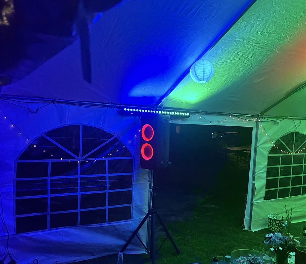 Wynajem głośnika JBL PartyBox 310, Namiot, Oświetlenie Led