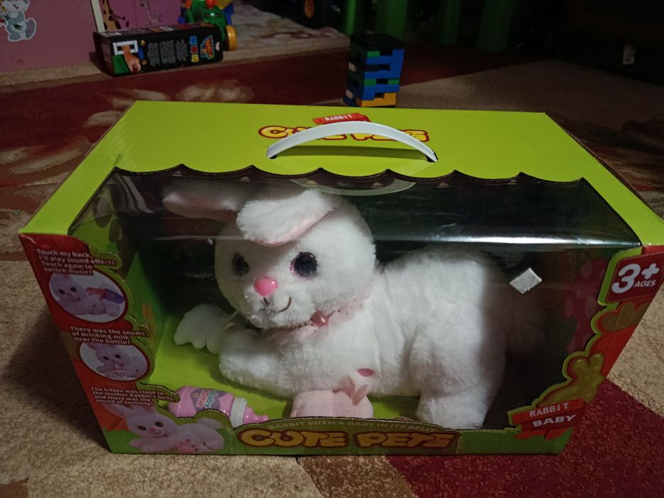 Інтерактивна зайка домашній улюбленець