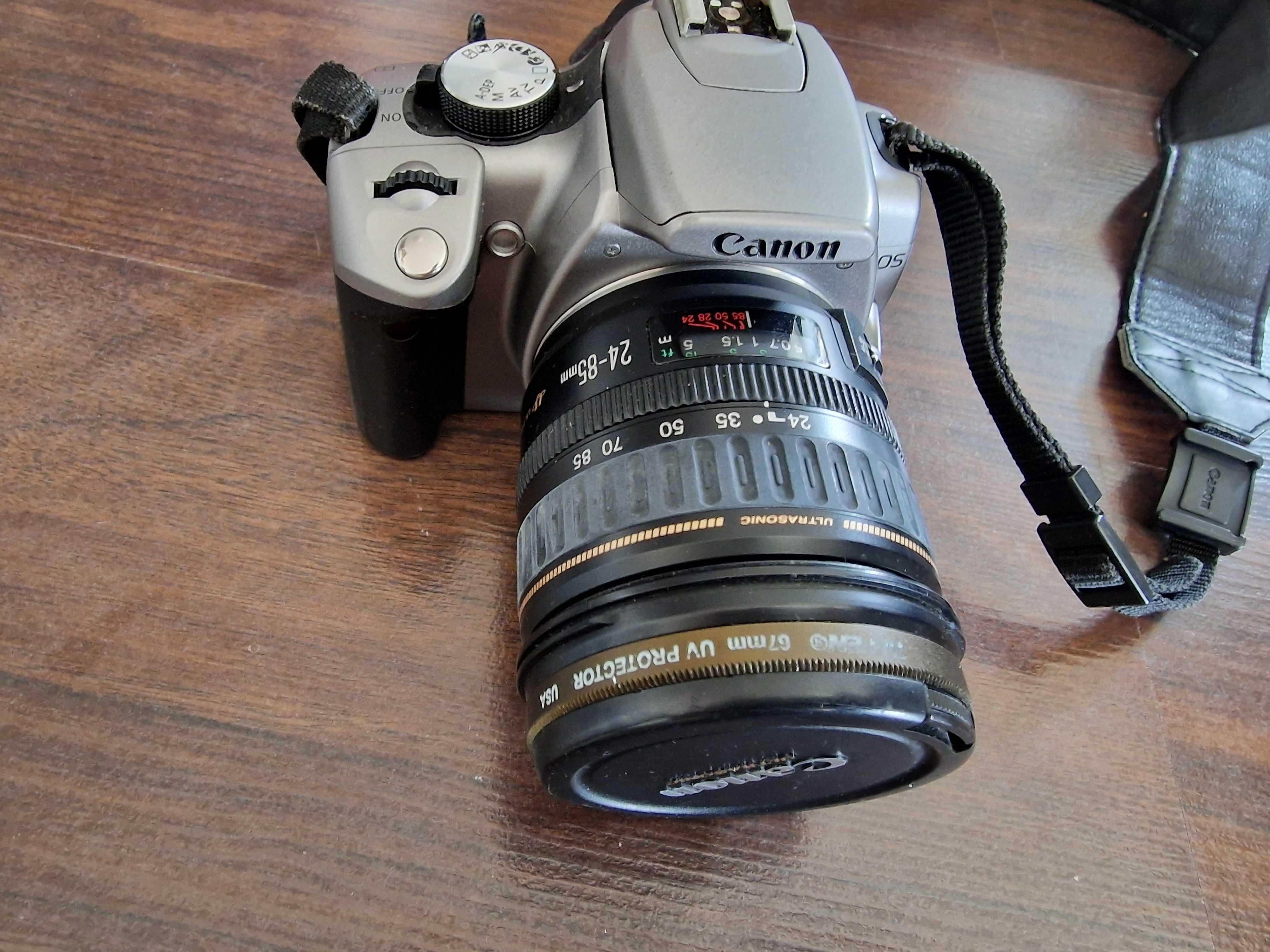 Canon EOS Rebel XT z obiektywem 24-85mm 3.5-4.5 USM + dodatki