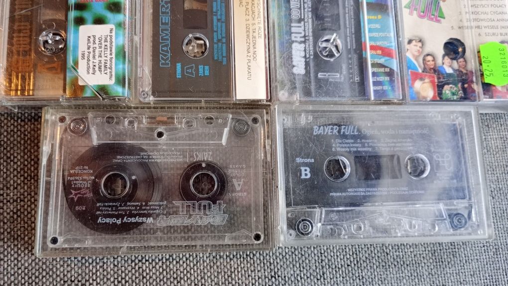 Kasety magnetofonowe J.M.Jarre, Depeche Mode, Bayer Full i inne.