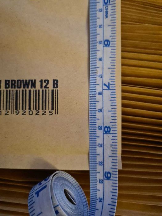 Koperty bąbelkowe 22,5 cm dł - typ B12