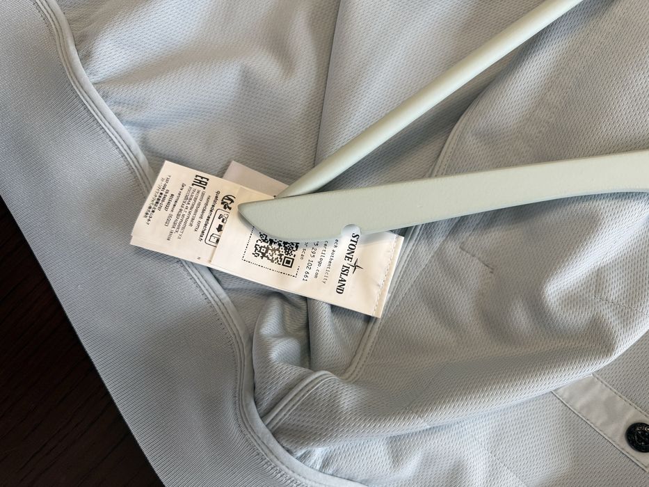 Stone Island Soft Shell-R Sky Blue Jacket (XL)