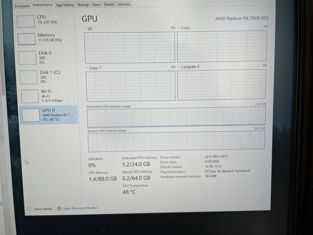 Komputer stacjonarny 7900xtx 5800x3d 64Gb 1Tb B550 Wi-Fi