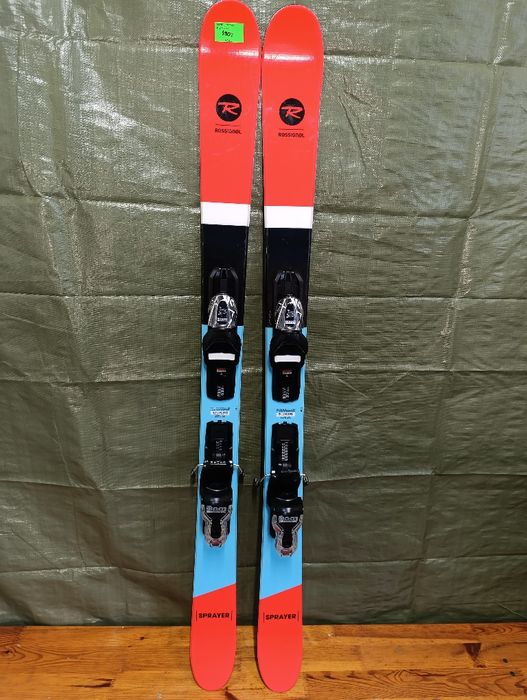 Nr 162 Narty freestyle Rossignol Sprayer 138 cm + wiązania Gw