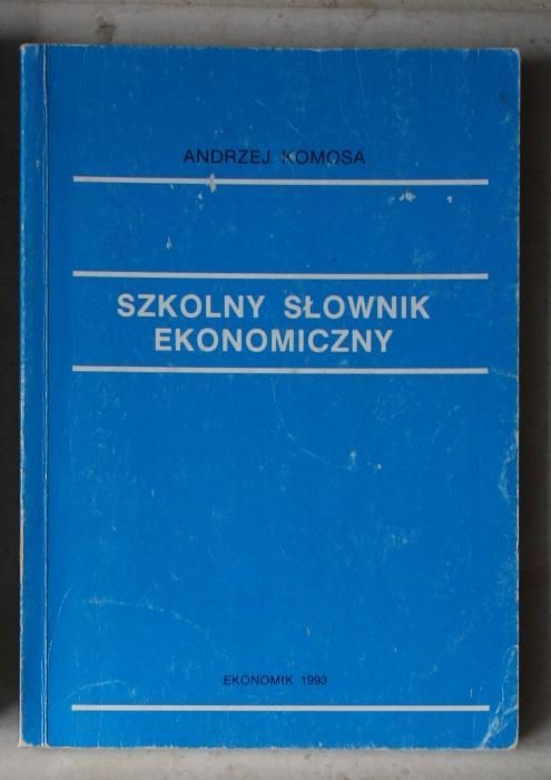 Szkolny słownik ekonomiczny, Andrzej Komosa