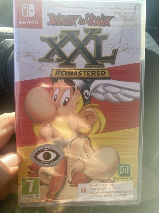 Asterix e obelix nintendo switch selado !!