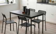 Mesa com 4 cadeiras IKEA