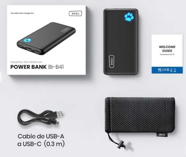 PowerBank INIU  3A Bateria Portátil NOVA em caixa Selada!