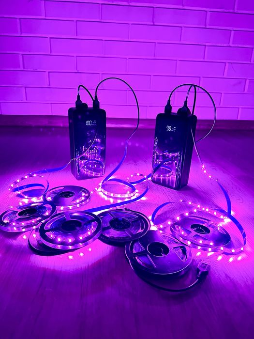 Фітолампа, фітострічка для рослин, розсади, фитолента