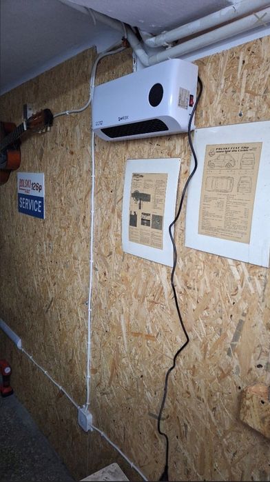 Okazja Nowe ogrzewanie na działkę camping kurtyna powietrzna na budowę