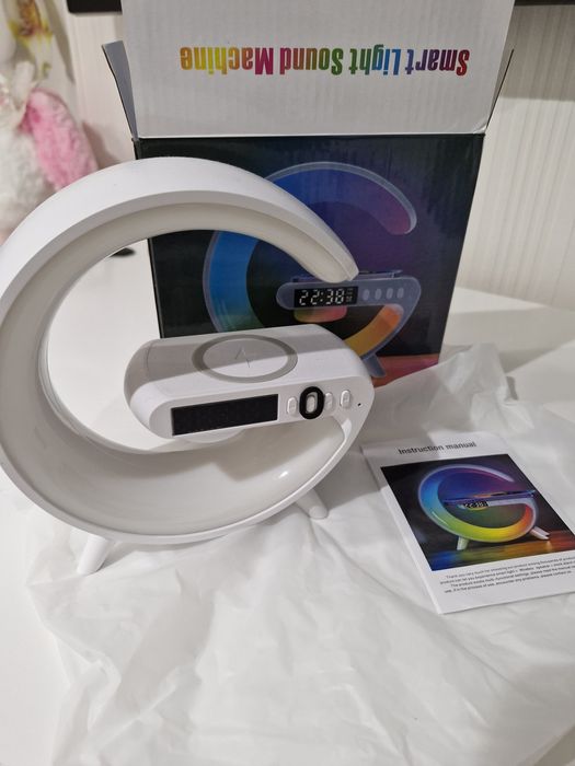 Лампа-нічник Smart Light Sound Machine з годинником і будильником
