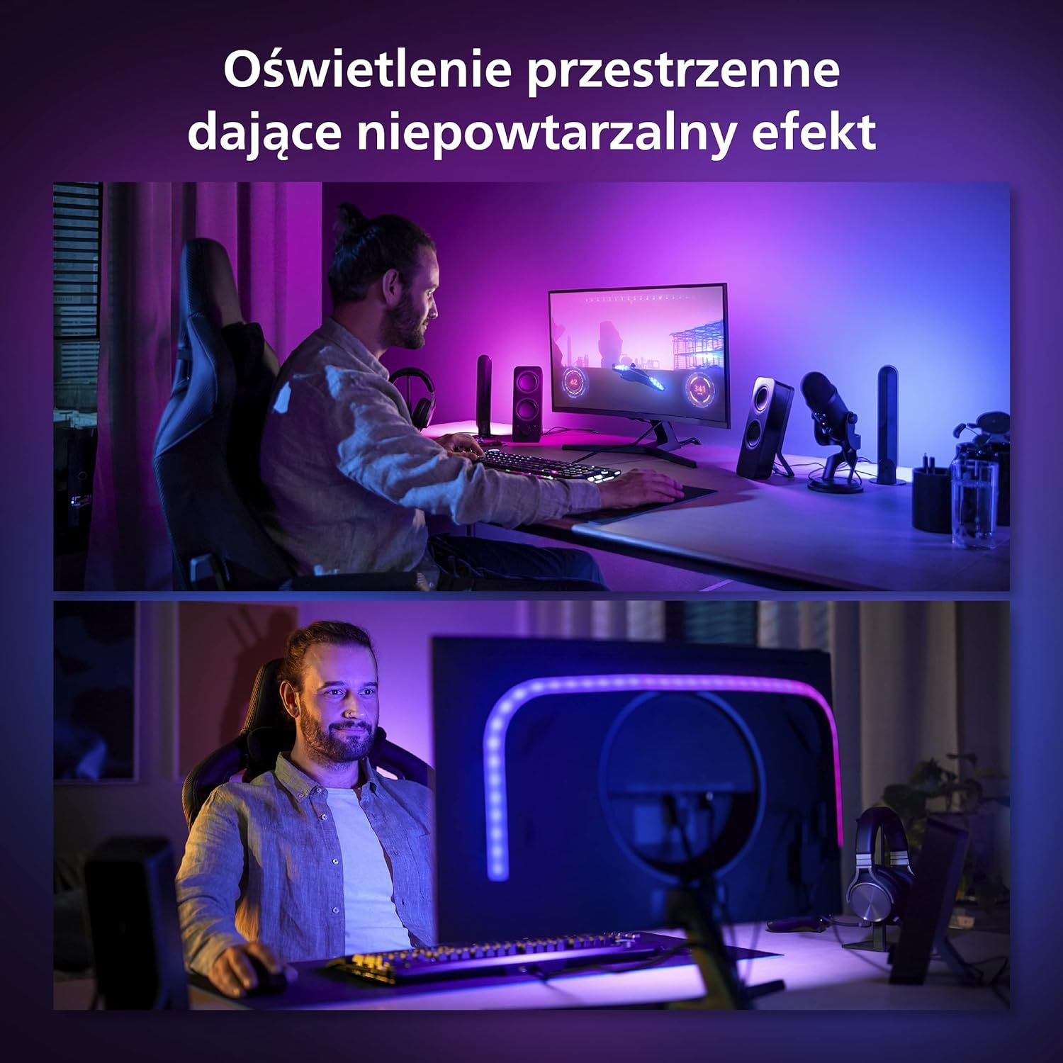 Philips Hue Play Gradient Taśma Led do monitora 32