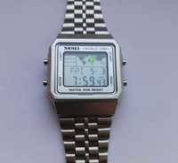 Zegarek męski elektroniczny SKMEI kolor srebrny, z bransoletką , nowy