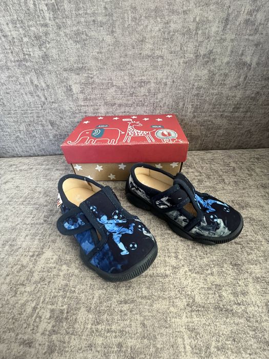 Текстильні тапки для хлопчика в садок 24 розмір 15 см weestep