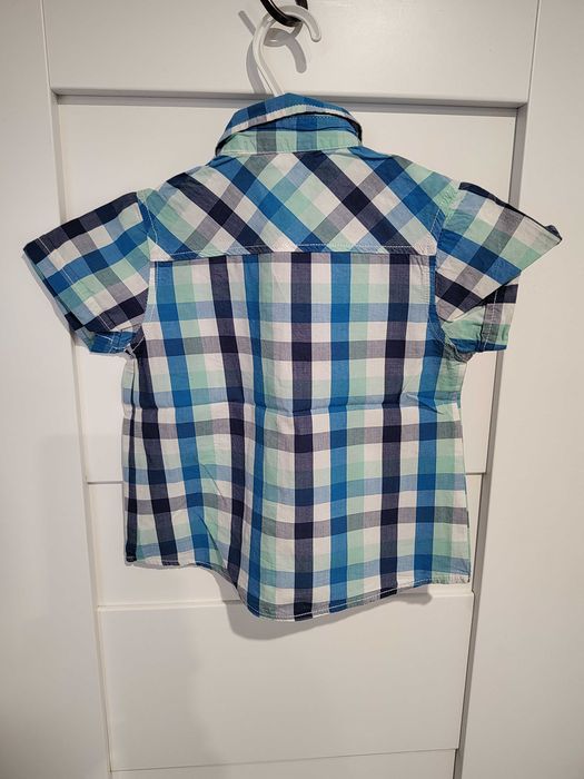 Koszula  w kratkę niebieska