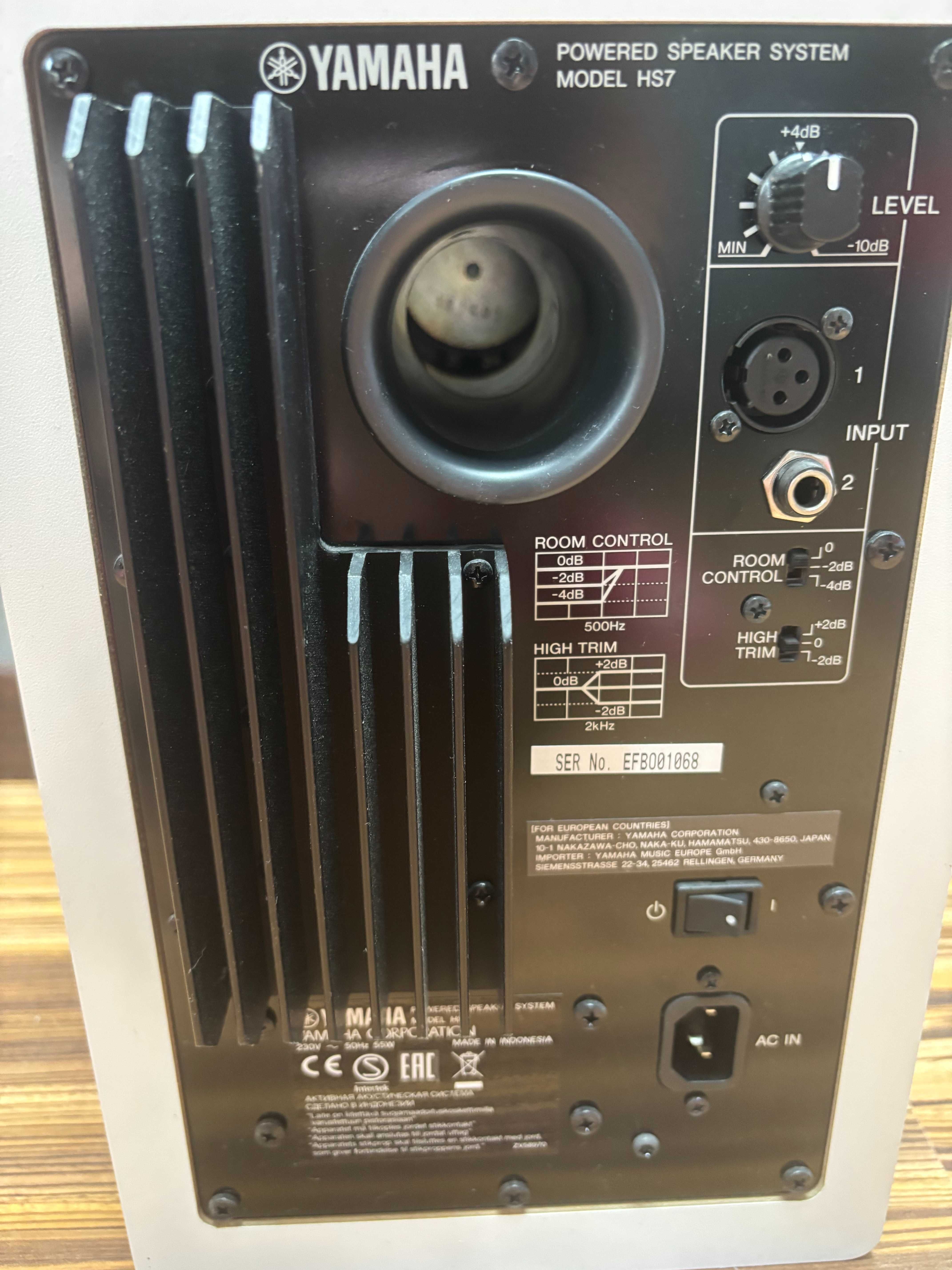 2 szt YAMAHA HS7 monitor studyjny głośnik stan idealny jak nowe