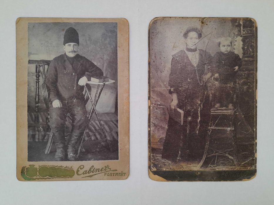 Фотографии старинные начала ХХ века - 2 шт. одним лотом.