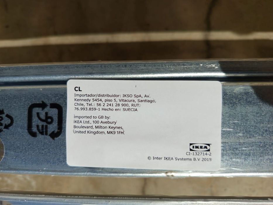 Szyna do zawieszenia szafek, montażowa Metod IKEA