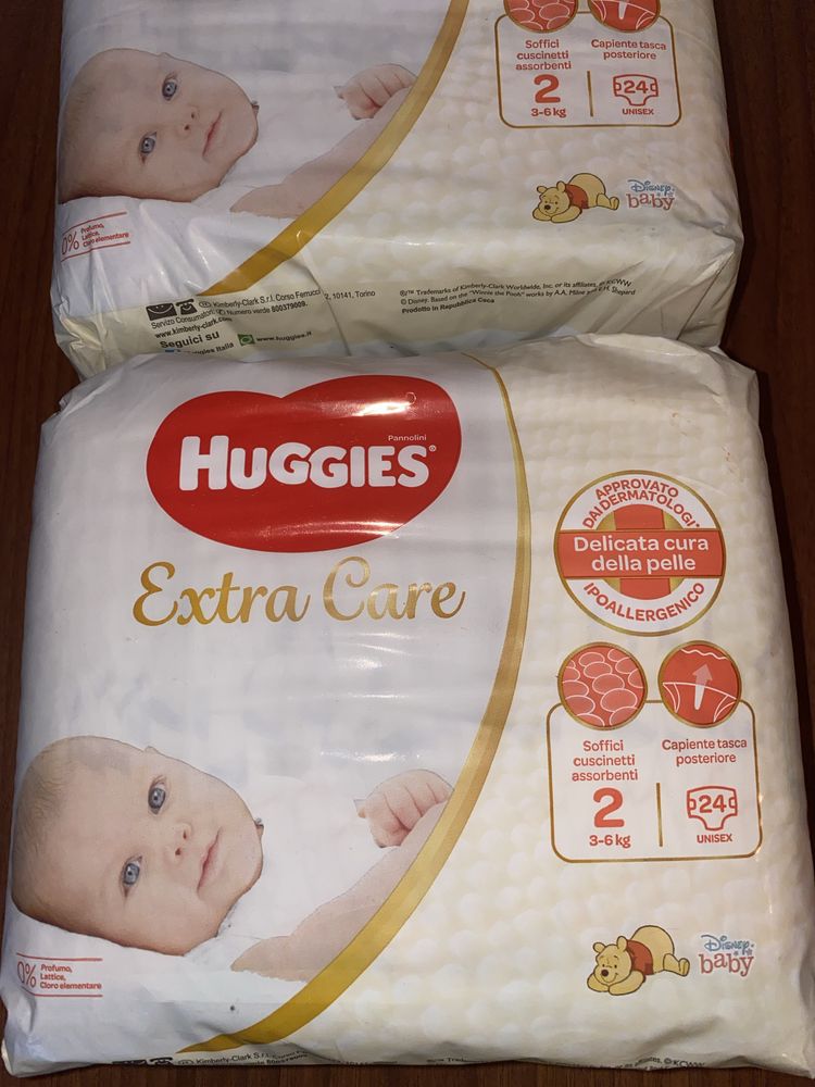 Продам huggies extra care 2