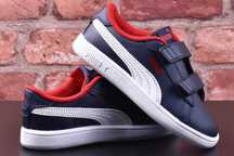 Buty Dziecięce Puma Smash 3.0 granatowe skóra - 34,5 wysyłka 24h