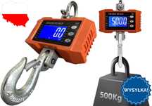 Waga hakowa z pilotem do 1000kg do ważenia worków solidna 1T LCD
