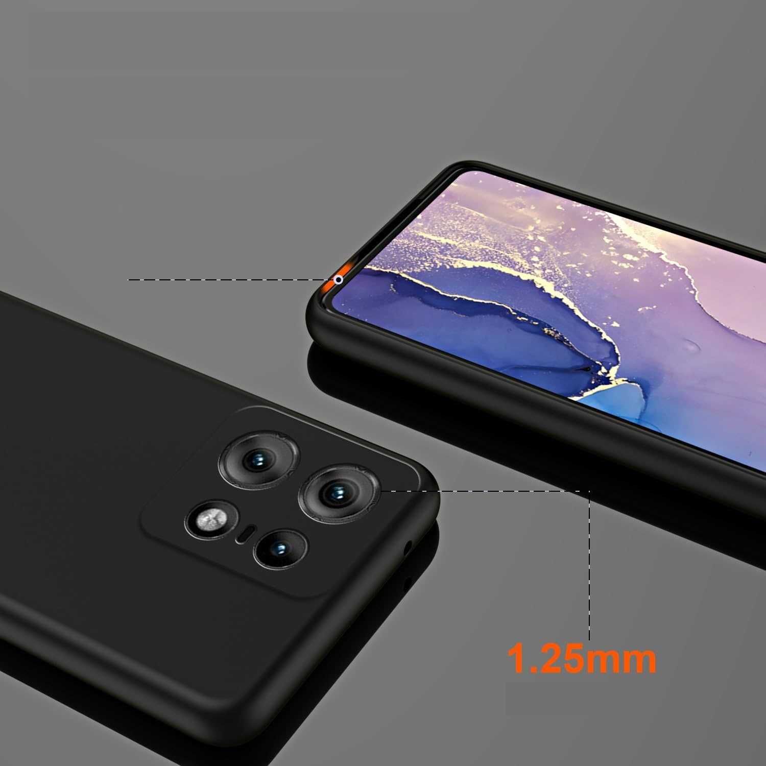 Etui Slim Matt do Motorola Edge 50 Pro + Szkło Hartowane