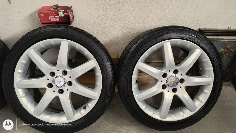 Mercedes CLK, c klasa i inne 5x112 felgi opony śruby.