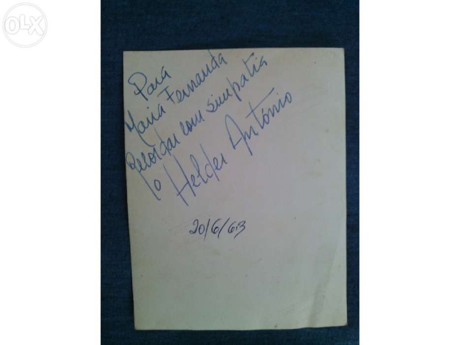 Foto autografada em 1963 'Helder António'